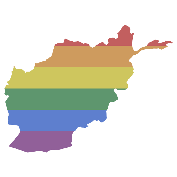 LGBT Afghanistan Flag