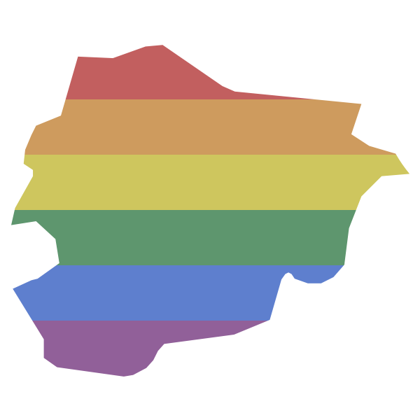 LGBT Andorra Flag