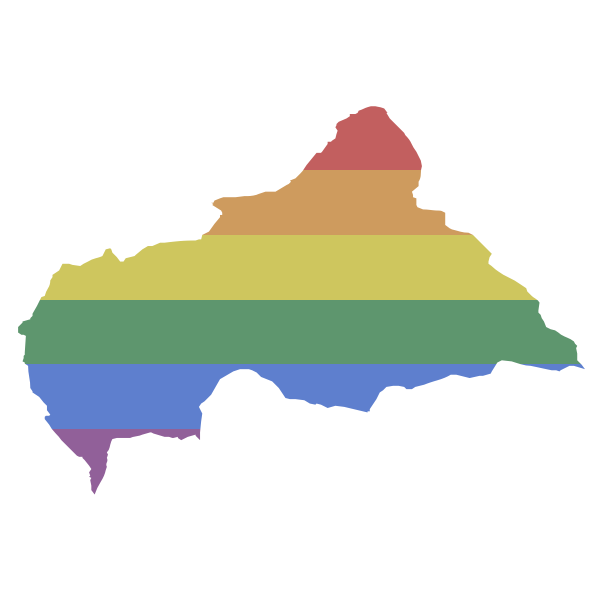 LGBT Central African Republic Flag