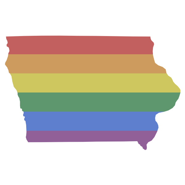 LGBT Iowa Flag