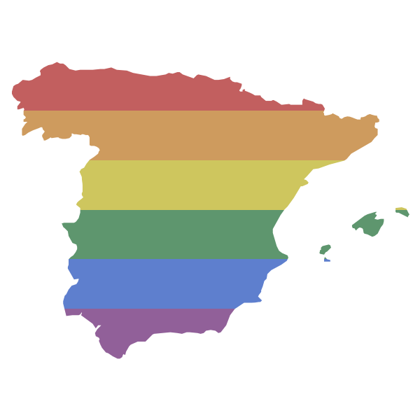LGBT Spain Flag